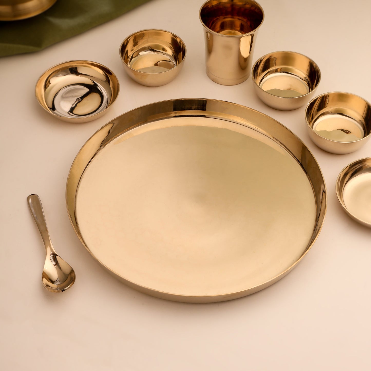 Kansa Thali/Dinner Set (1.9 Kg)
