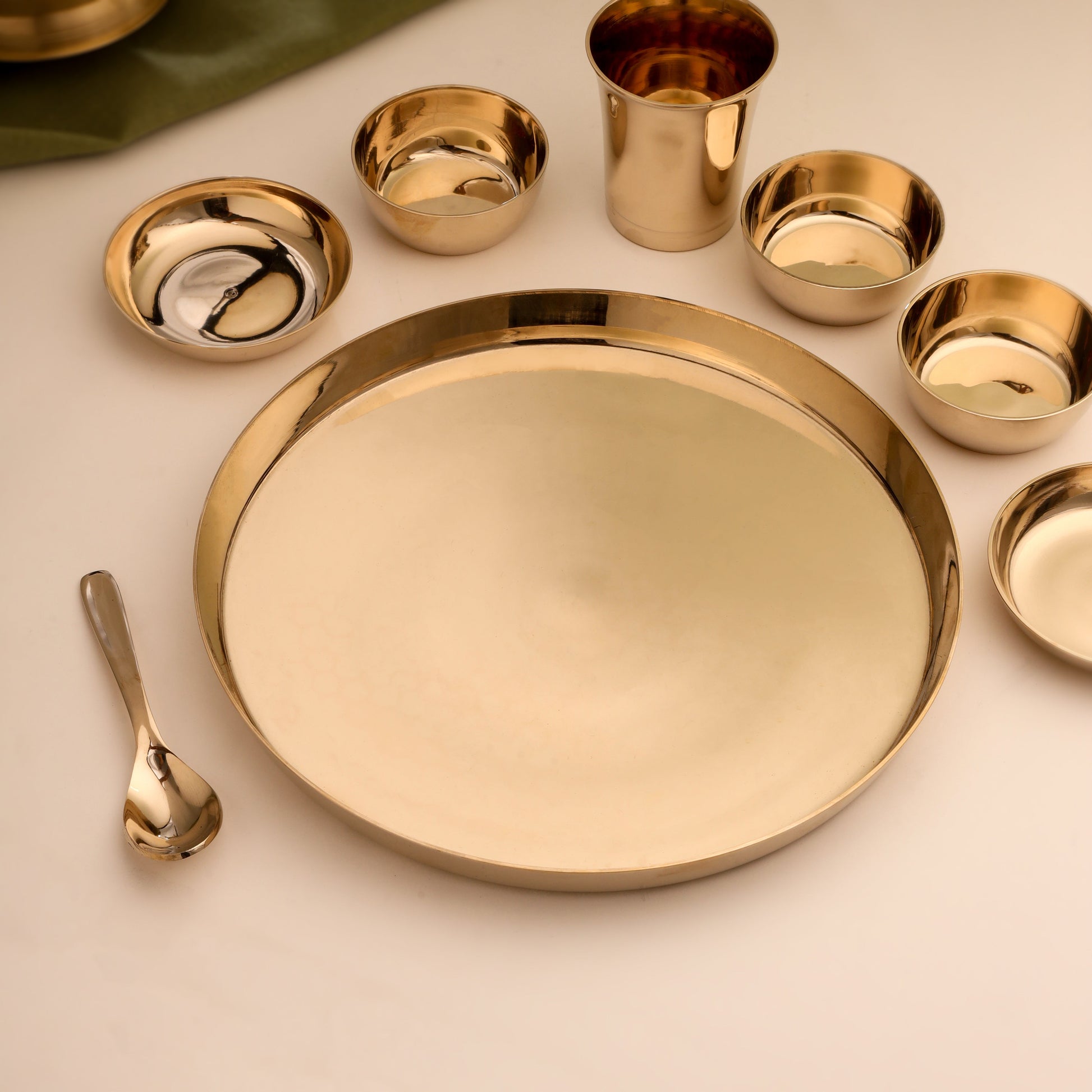 Kansa Thali/Dinner Set (1.9 Kg)
