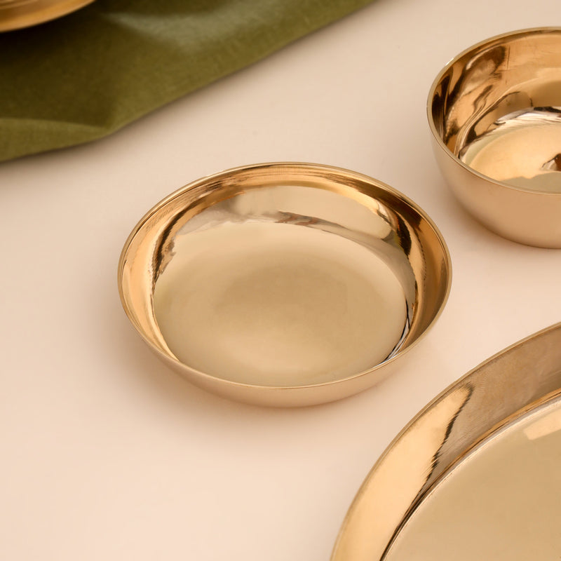 Kansa Thali/Dinner Set (1.9 Kg)