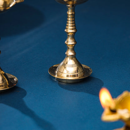 Brass Samai/Diya Pair (6 Inch)