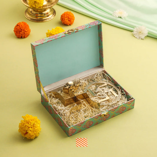 Brass Swastik Gift Hamper