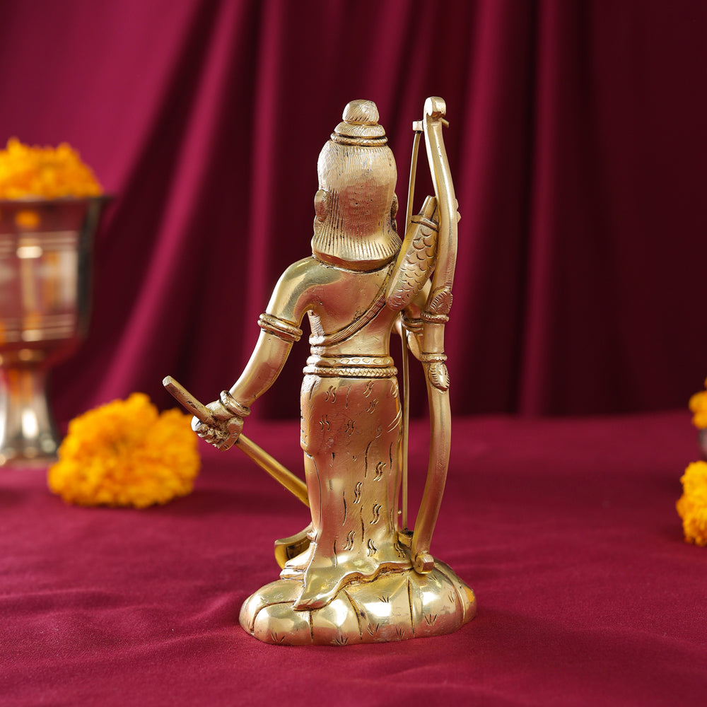 Brass Lord Parshuram Idol (7.5 Inch)