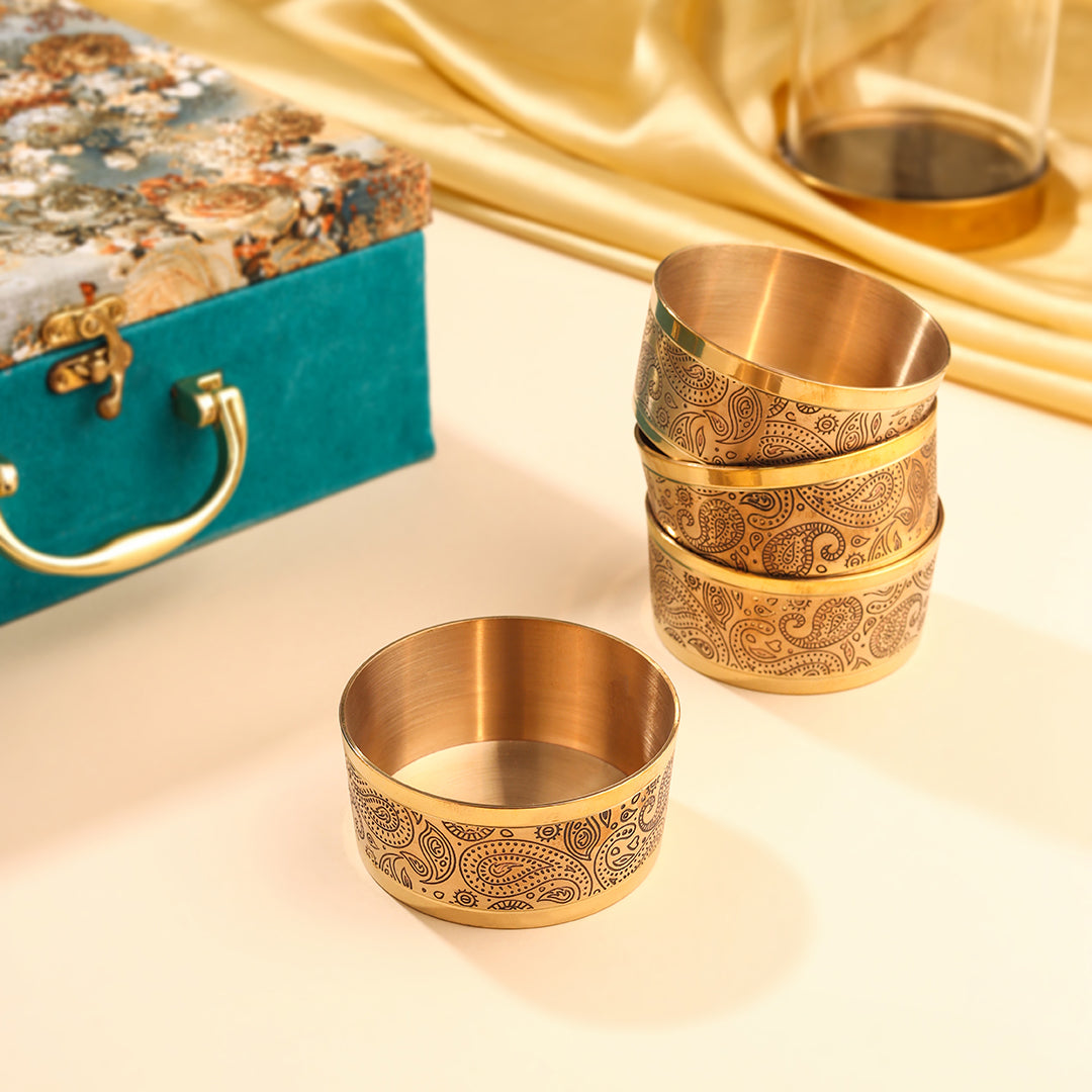 Brass Dry Fruit Bowl Box Hamper