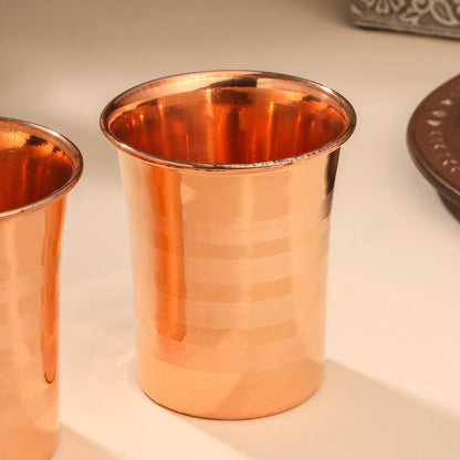Copper Glass Pair (4 Inch)