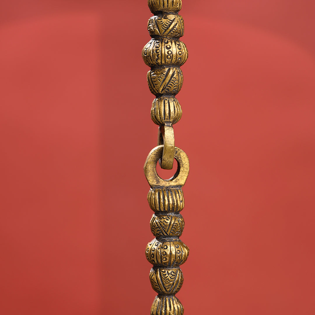 Brass Superfine Wall Hanging Temple Bell (33.5 Inch)