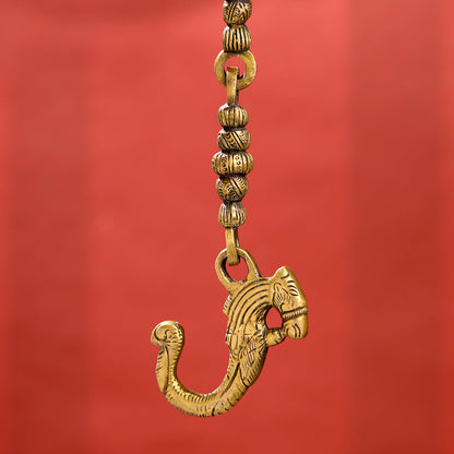 Brass Superfine Wall Hanging Temple Bell (33.5 Inch)