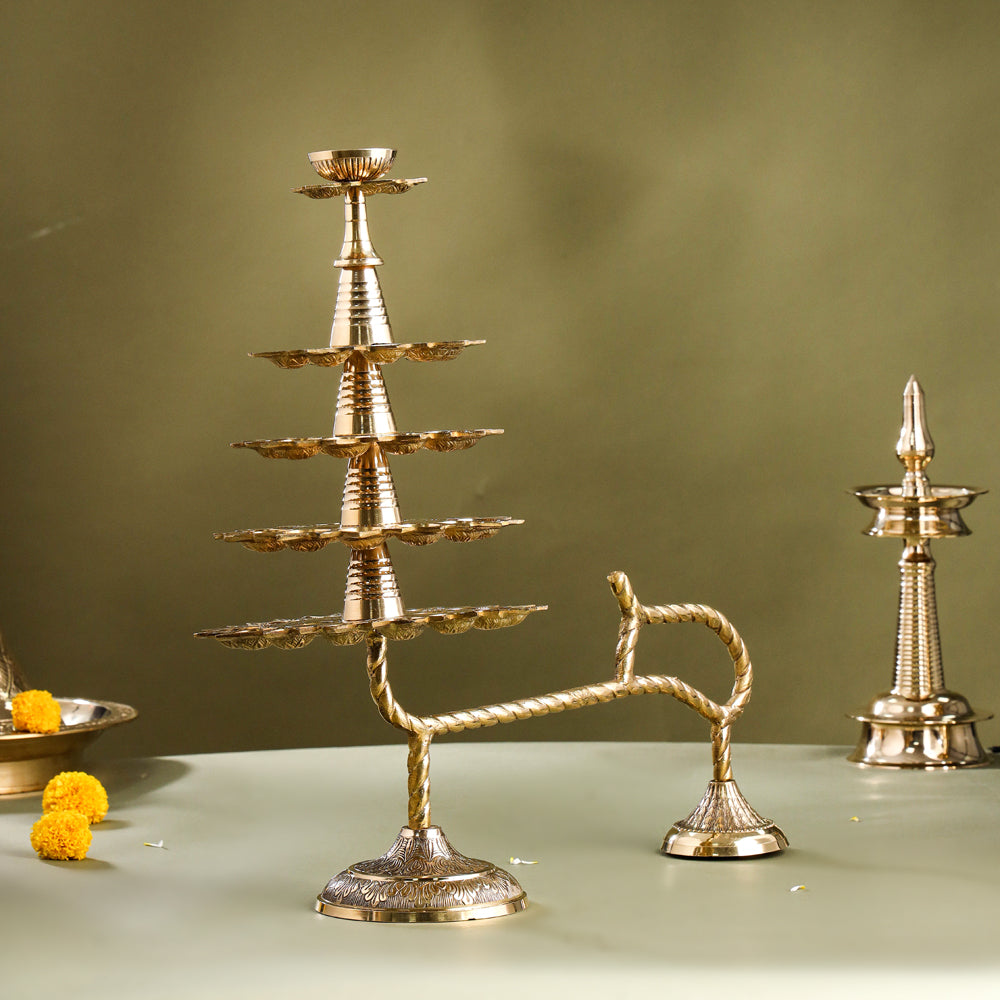 Brass Traditional Ganga Aarti (18 Inch)