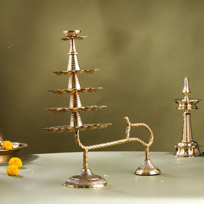 Brass Traditional Ganga Aarti (18 Inch)