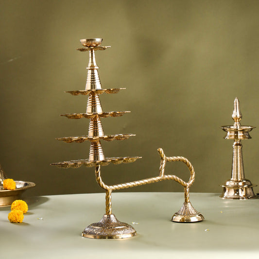 Brass Traditional Ganga Aarti (18 Inch)