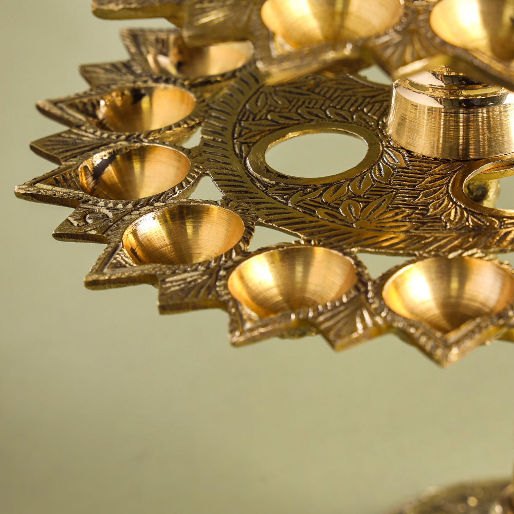 Brass Traditional Ganga Aarti (18 Inch)