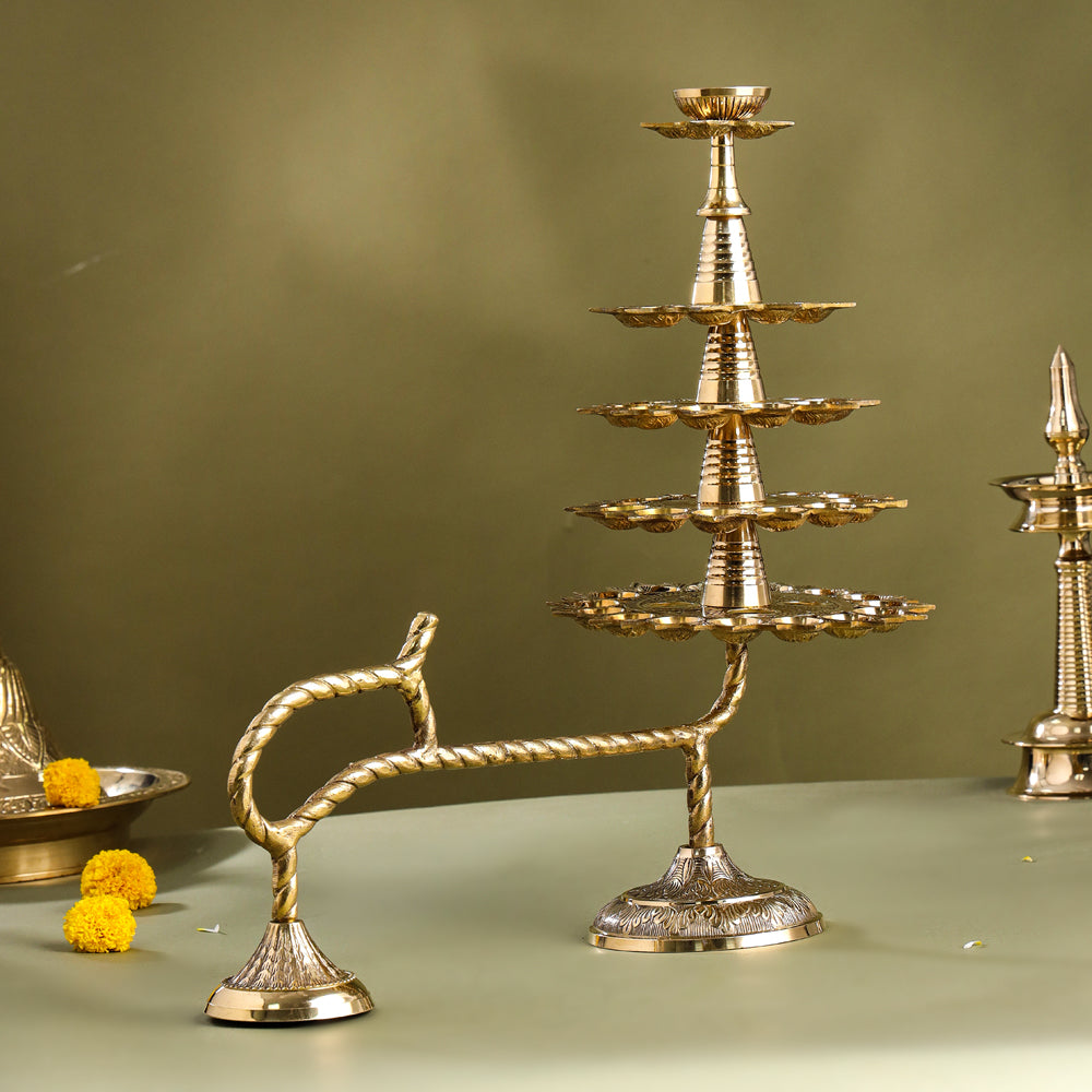 Brass Traditional Ganga Aarti (18 Inch)