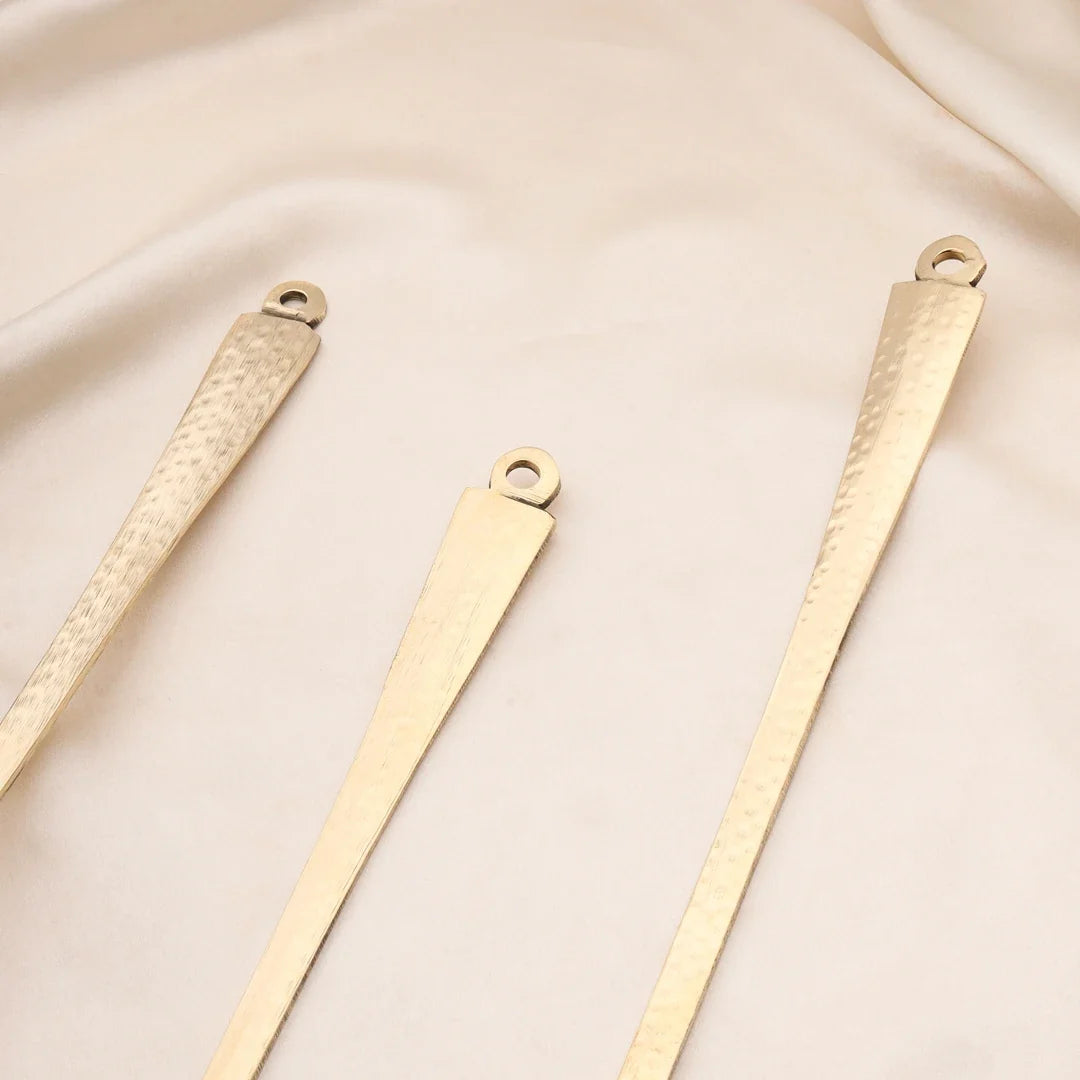 Brass Kitchen Ladles Set  (15.5 Inch)