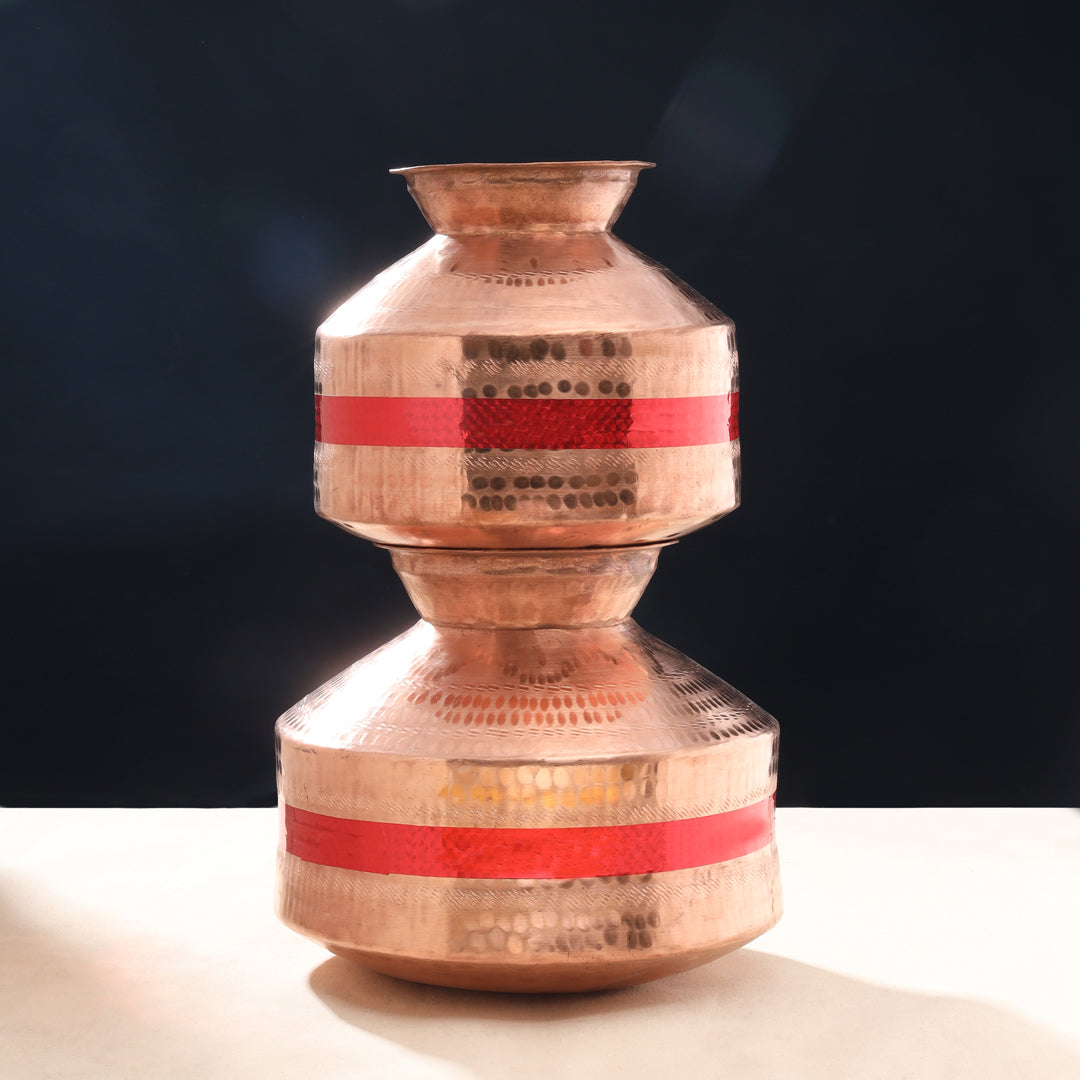 Copper Handa Chari Set Of Two