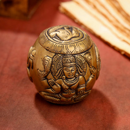 Brass Circular Paper Weight (3 Inch)