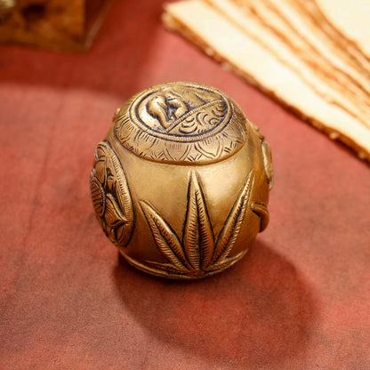 Brass Circular Paper Weight (3 Inch)