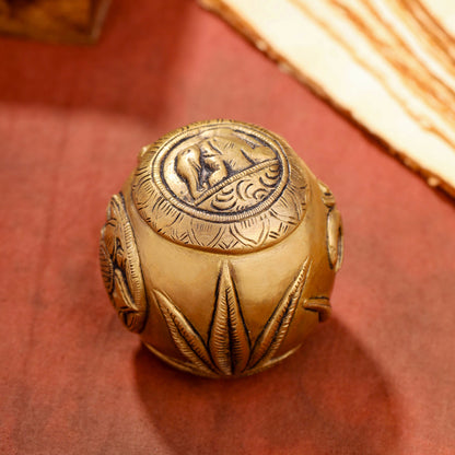 Brass Circular Paper Weight (3 Inch)