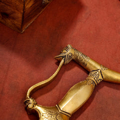 Brass Yali Sword Handle (7 Inch)