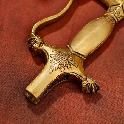 Brass Yali Sword Handle (7 Inch)