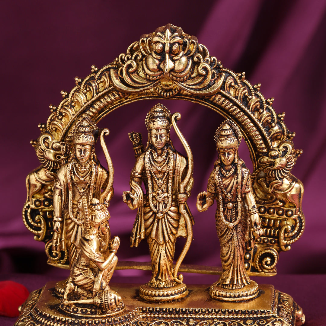 Brass Superfine Ram Darbar Statue (4 Inch)