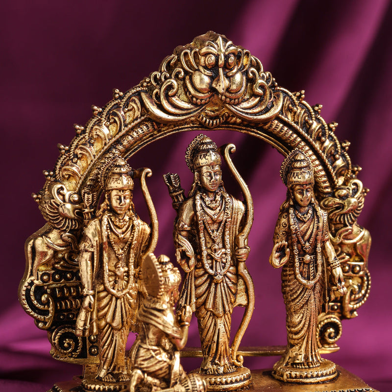 Brass Superfine Ram Darbar Statue (4 Inch)