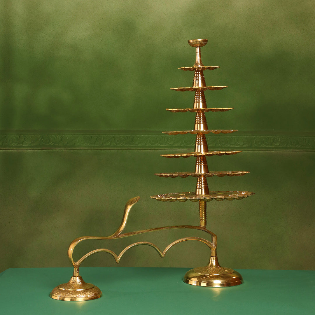 Brass Traditional Ganga Aarti (24 Inch)