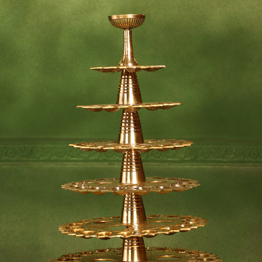 Brass Traditional Ganga Aarti (24 Inch)