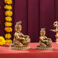 Brass Superfine Laddu Gopal Idol