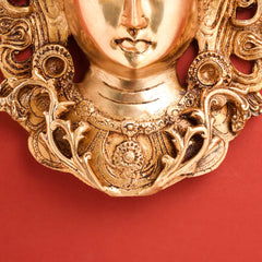 Brass Tara Face Wall Hanging