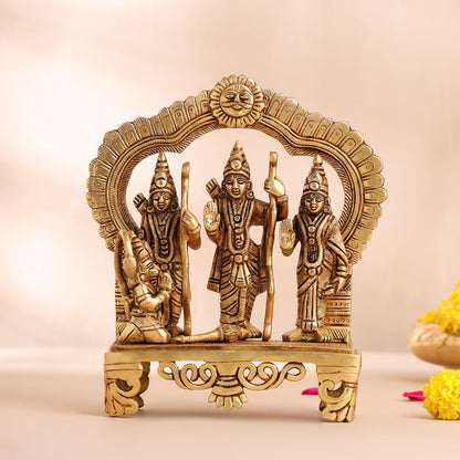Brass Ram Darbar Statue (8 Inch)