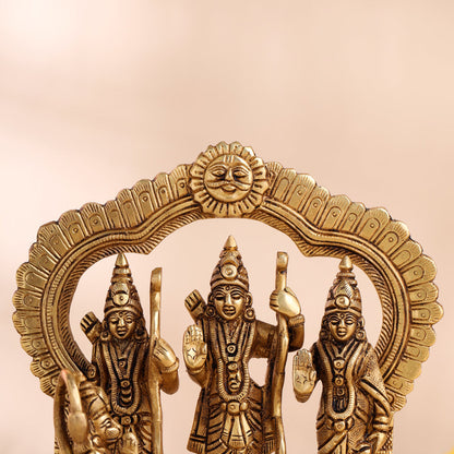 Brass Ram Darbar Statue (8 Inch)