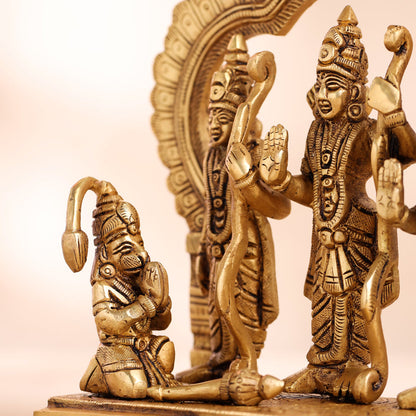 Brass Ram Darbar Statue (8 Inch)