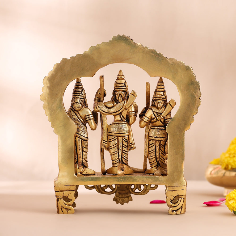 Brass Ram Darbar Statue (8 Inch)