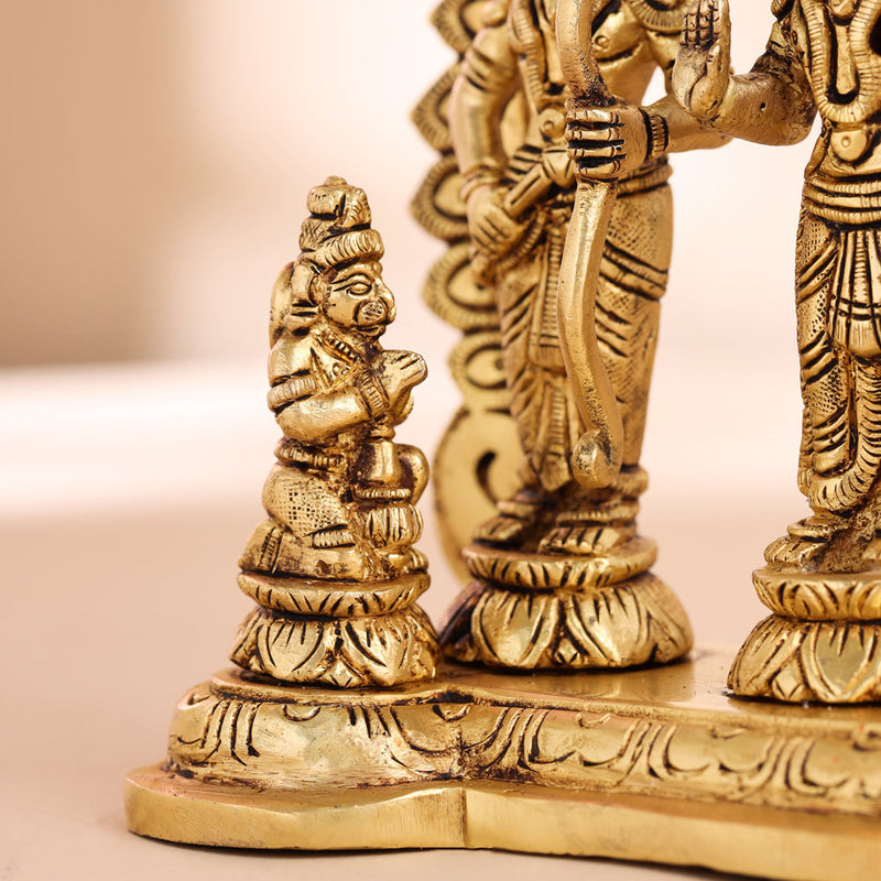 Brass Ram Darbar Statue (10.5 Inch)