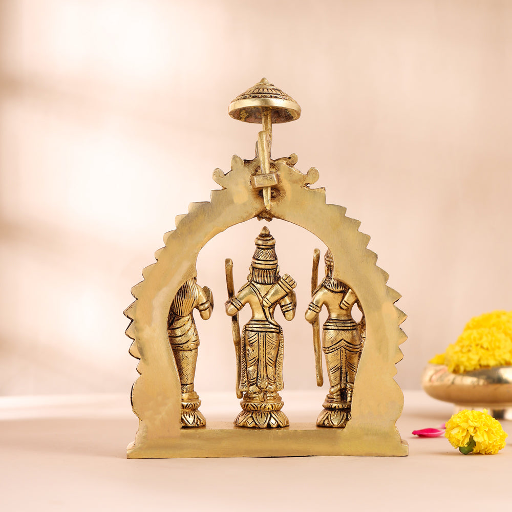 Brass Ram Darbar Statue (10.5 Inch)