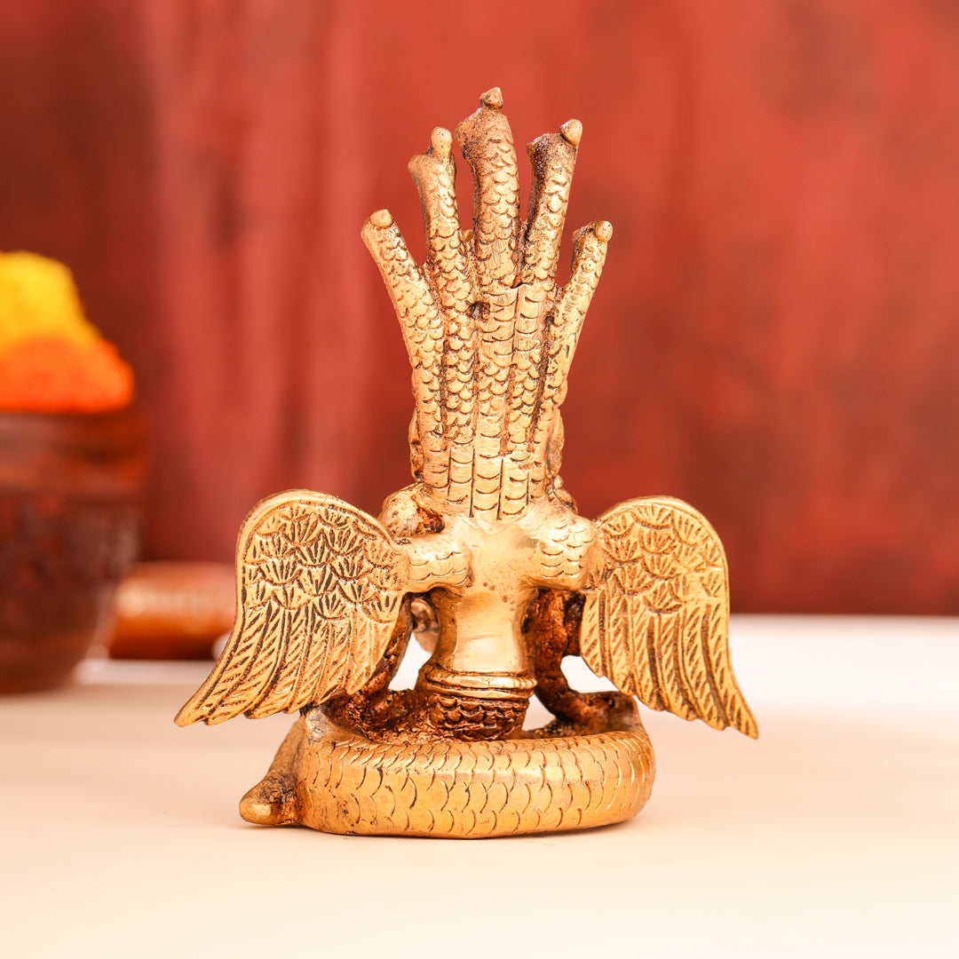 Naag Brass Naag Kanya Statue (5.5 Inch) – Velan Store