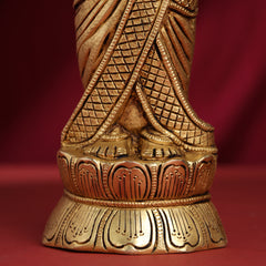 Brass Tirupati Balaji/Venkateshwar Idol Wall Hanging (15.5 Inch)