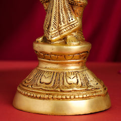 Brass Deep Lakshmi Statue (22 Inch)