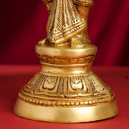 Brass Deep Lakshmi Statue (22 Inch)