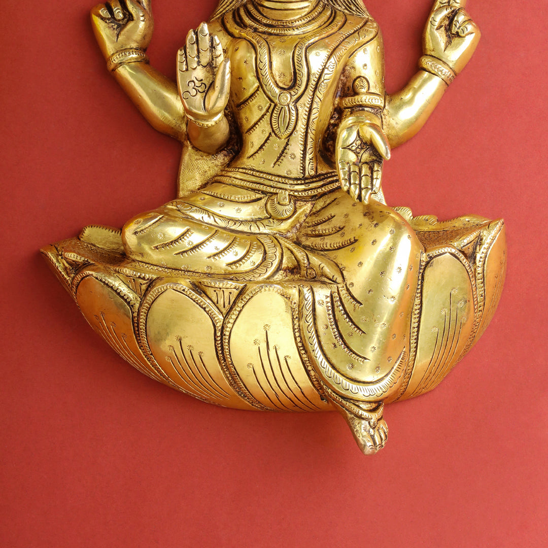 Brass Varahi Amman Wall Hanging (12 Inch)