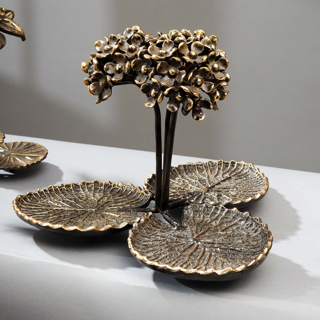 Brass Decorative Urli With Tree Showpiece