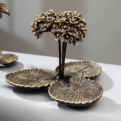 Brass Decorative Urli With Tree Showpiece