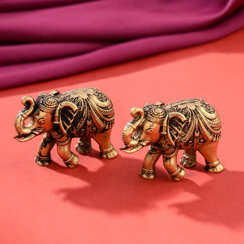 Brass Superfine Elephant pair Festive Gift Hamper