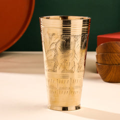 Brass Lassi Glass (6.5 Inch)