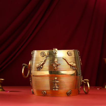 Brass Kerala Rice Vessel (8 Inch)