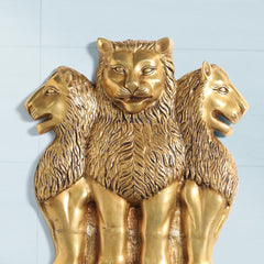 Brass Ashok Stambh Wall Hanging (19.5 Inch)