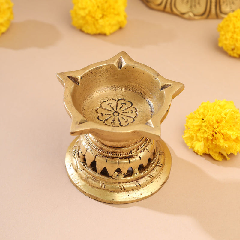 Brass Oil Diya (2.5 Inch)
