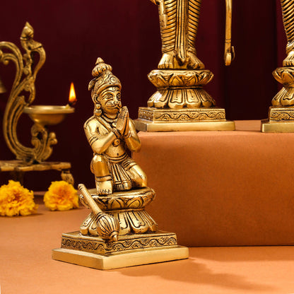 Brass Ram Darbar Idols Set