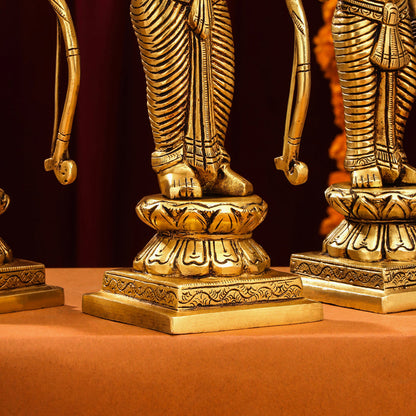 Brass Ram Darbar Idols Set