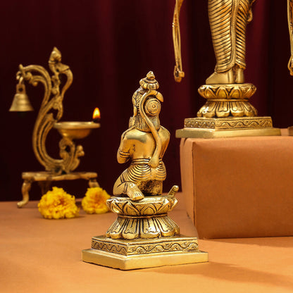Brass Ram Darbar Idols Set