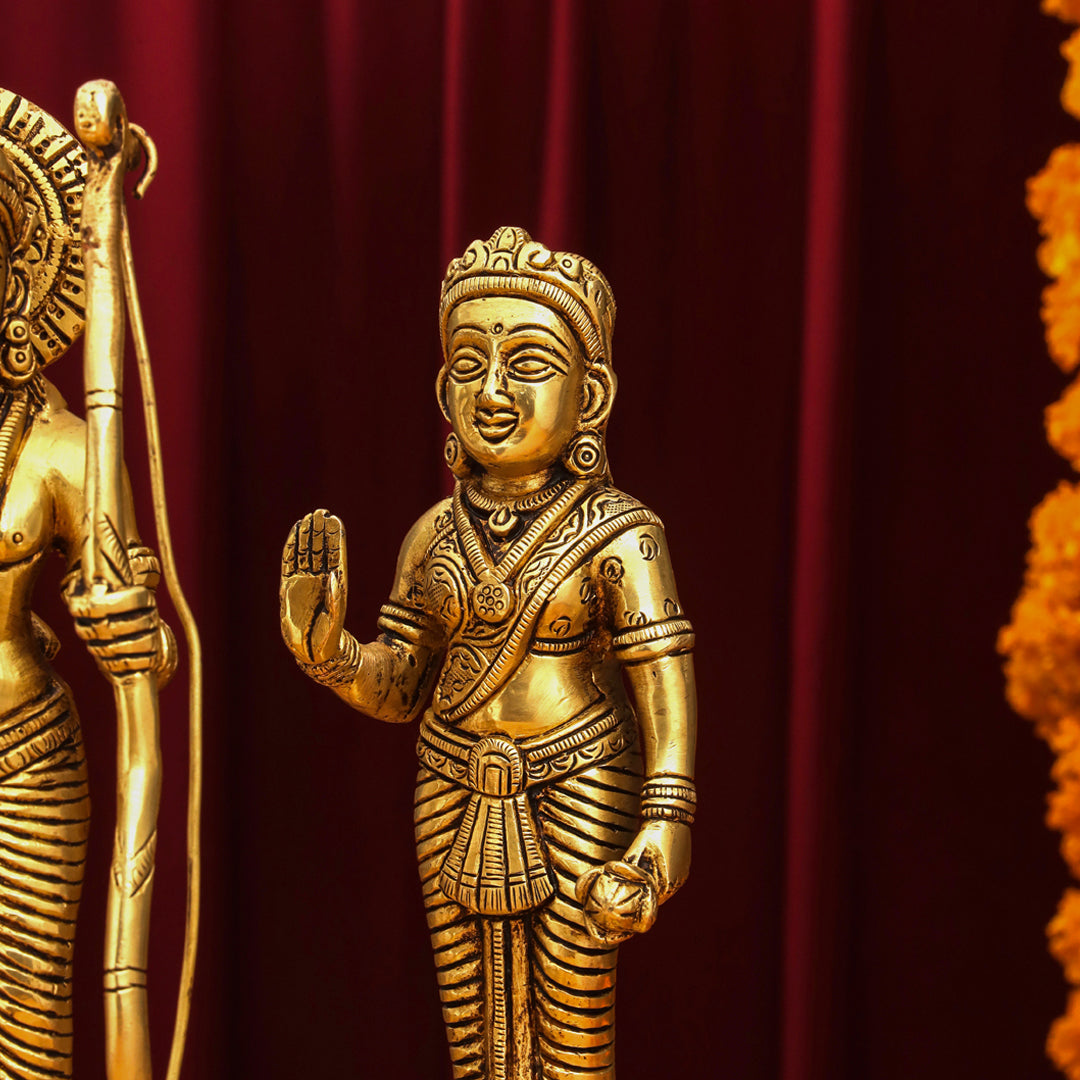 Brass Ram Darbar Idols Set